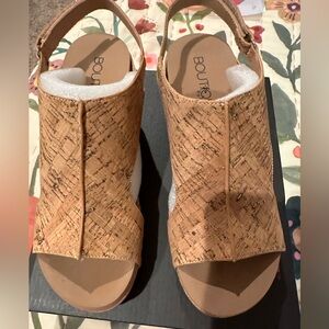 New corkys Carley wedge Glitter Cork size 9